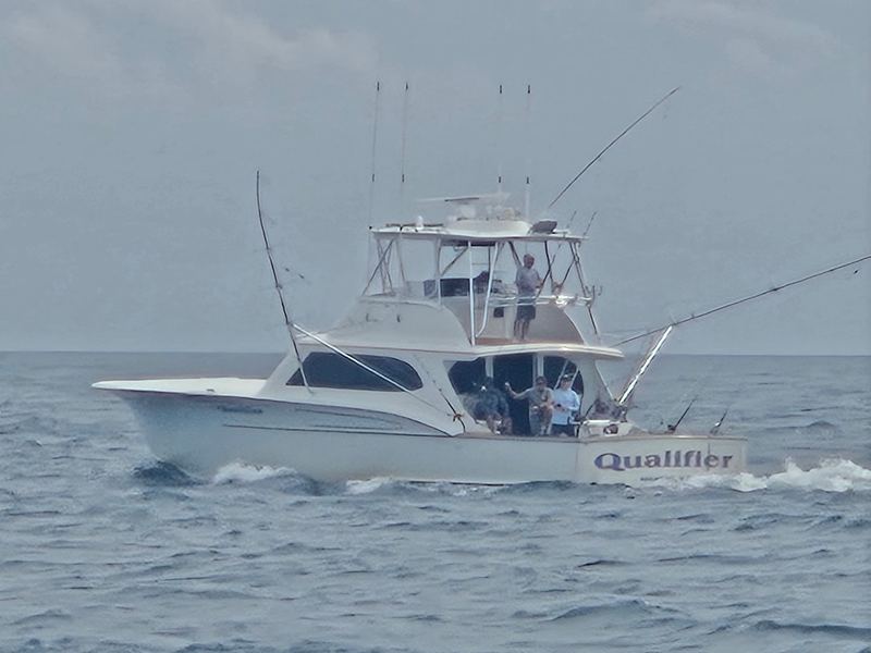 Qualifier running offshore, seen from Drifter